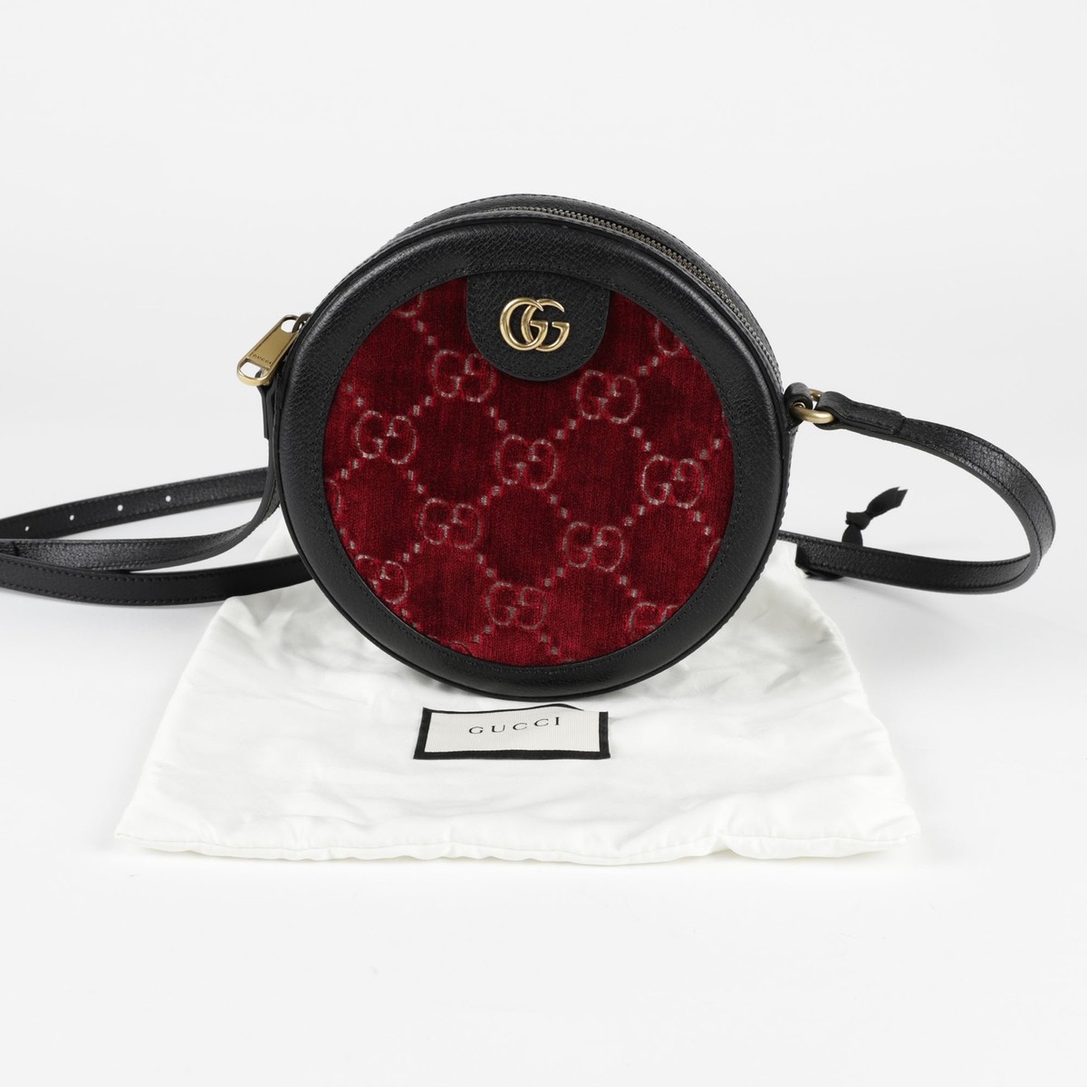 Gucci 574978 GG Round Shoulder Crossbody Bag 123110153 | eBay