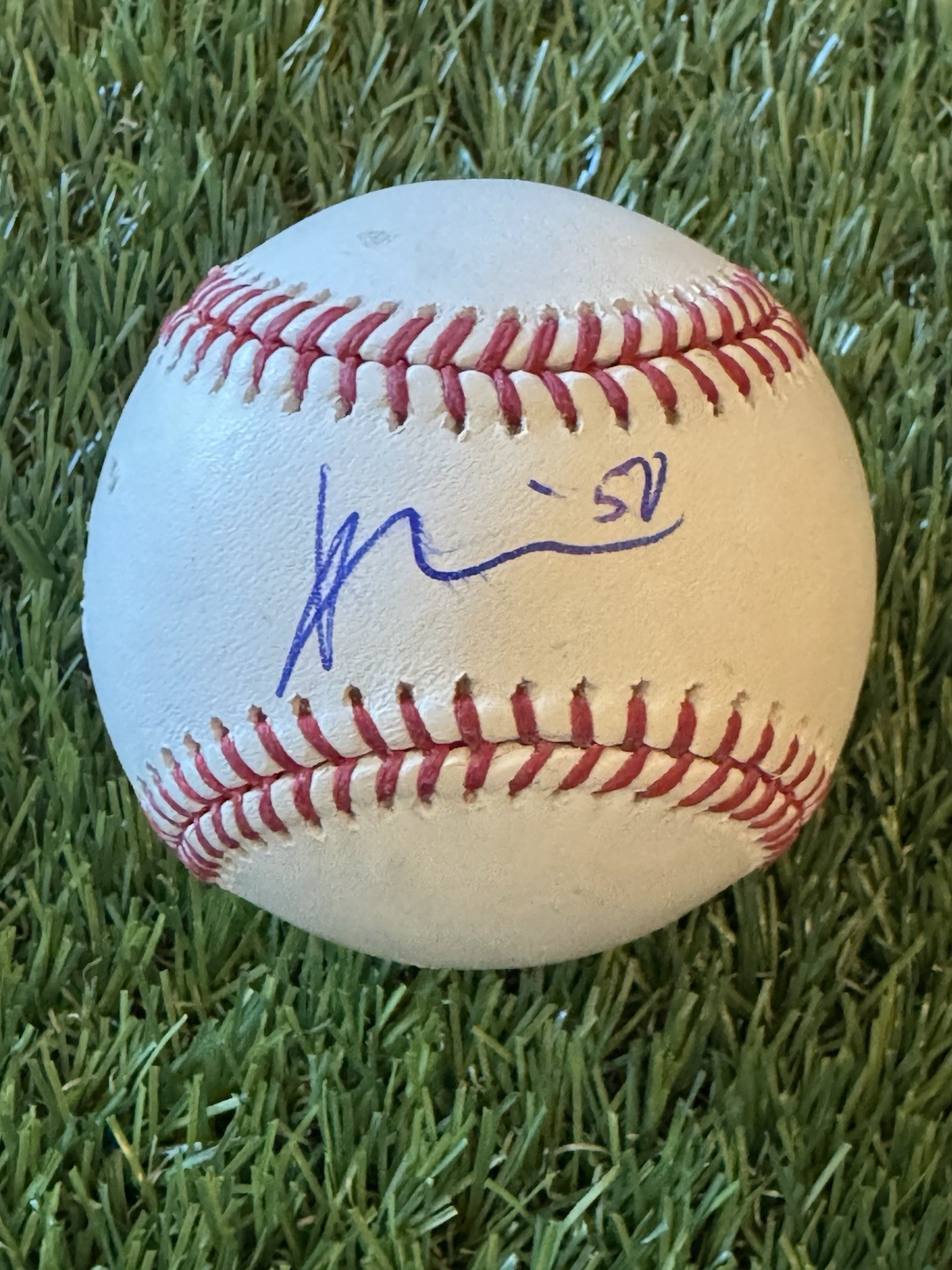 LOS ANGELES DODGERS CHING-HSIEN KO AUTOGRAPHED LIGHTLY USED MLB ...