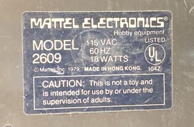 Mattel Electronics Intellivision 2609 and Intellivoice Voice Synthesis Modules