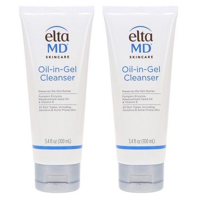 #ad #ad EltaMD Oil In Gel Cleanser 3.4 oz 2 Pack $68.56