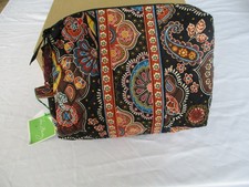 VERA BRADLEY Large Cosmetic Kensington Bag 10" x 8" x 3" NWT NEW
