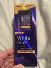 White Glo Purple Tooth Toner Teeth Whitening Serum Sparkling Mint 1.69 oz New