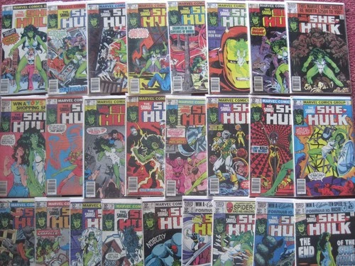 Vintage comic lot of The Savage She-Hulk #1-25 Complete 1980 Marvel