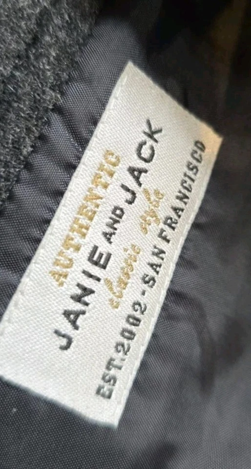 Жилет твидовый Janie and Jack для мальчика ясельного возраста серый шерстяная смесь! 18/24 М - Изображение 4 из 4