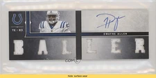 2012 Panini Playbook Red Foil Signatures 34/99 Dwayne Allen #34 Auto RC READ uh2