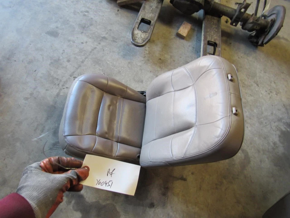 2000 Lincoln Navigator right passenger front leather heated seat beige OEM - Изображение 2 из 4
