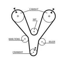 Courroie de distribution Hyundai XG