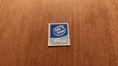 Intel Inside XEON original Builder Sticker Aufkleber Retro PC