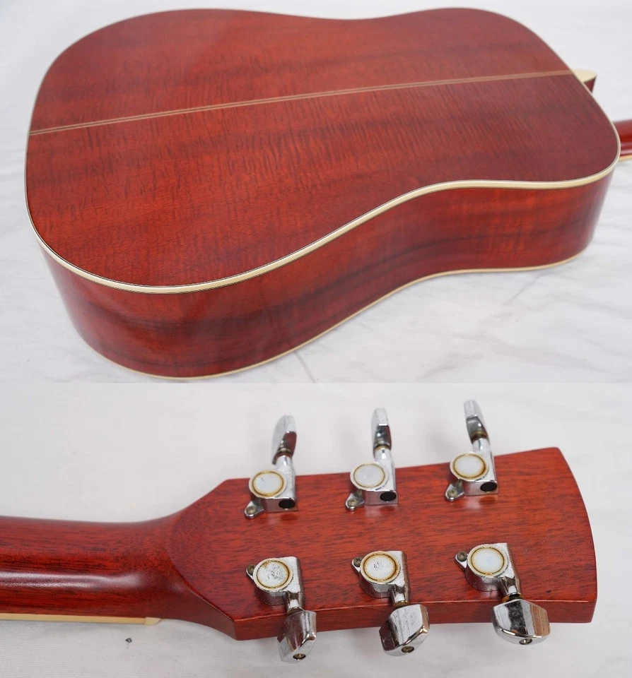 Ibanez PF25KOA Tiger Wood Hawaiian Koa Body Acoustic Guitar 1990s Ship From JP - image 4 of 4