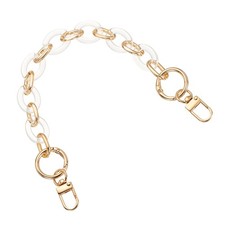 Acrylic Purse Strap 12" Bag Chain for Handbags Replacement Bag Transparent