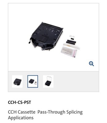Corning CCH-CS-PST Splice Cassette Passthrough