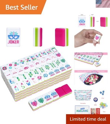 American Mahjong Tile Set4 Layer,160 Acrylic Engraved Mahjong Tiles, Mahjong ...