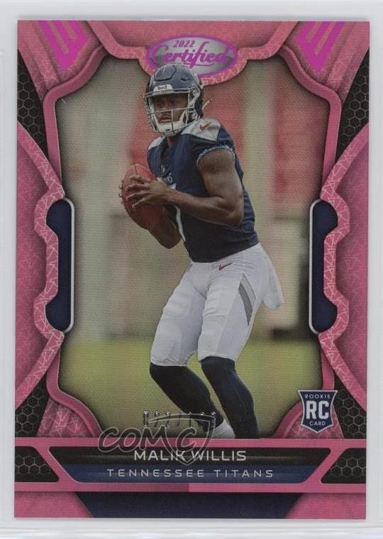 2022 Certified Rookies Mirror Pink 22/199 Malik Willis #103 Rookie RC 16n7