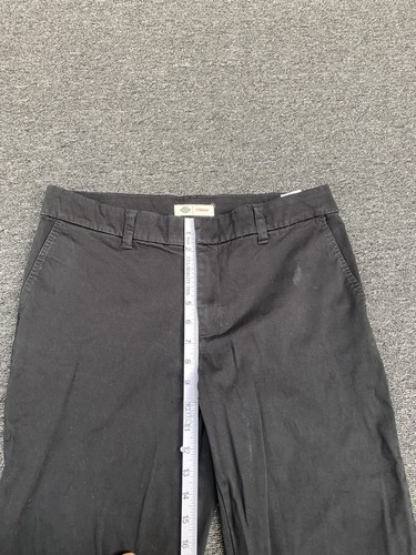 Pantalones Dickies de pierna recta negros para mujer talla 10R ropa de trabajo clásica - Imagen 4 de 16