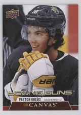 2020-21 Upper Deck UD Canvas Young Guns Peyton Krebs #C112 1n7a