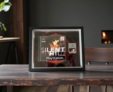 Custom PlayStation PS1 Game Display Frame Case + Memory Card - NO DISC