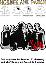 Patch KORN nu metal rock band iron on logo toppa termoadesiva gruppo musicale