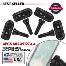 4Pcs TPMS Tire Pressure Sensor 68249197AA For 2014-2020 Jeep Cherokee Replace