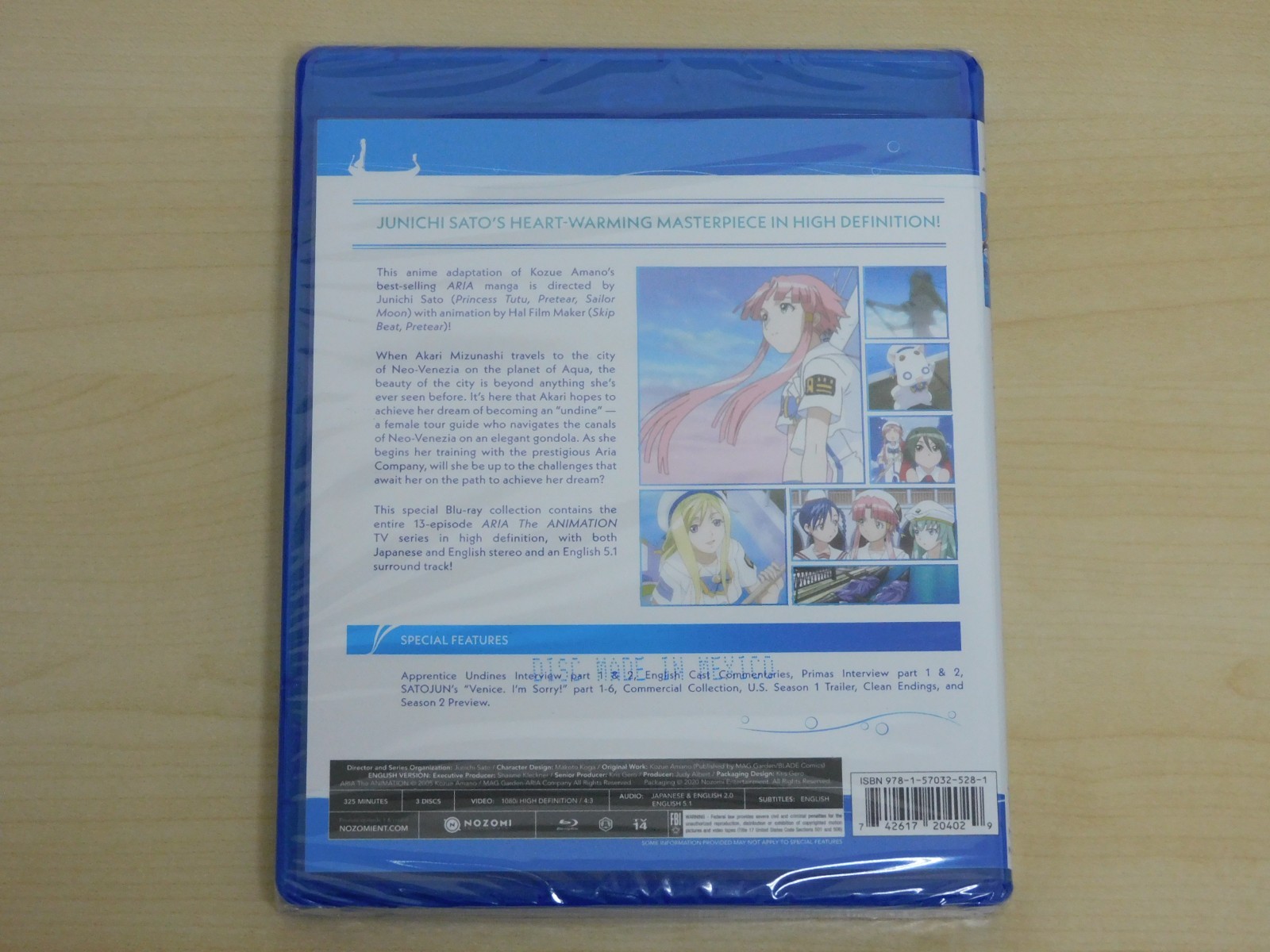 Aria The Animation Natural Origination Complete Series Blu-ray Anime Nozomi OOP