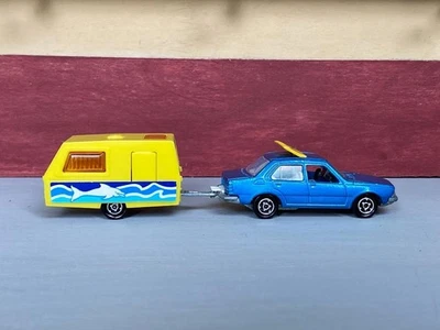 Majorette Renault 18, No 266, Die Cast, 1/60, 1980's & St Tropez Yelo Camper SET - Image 1 of 4
