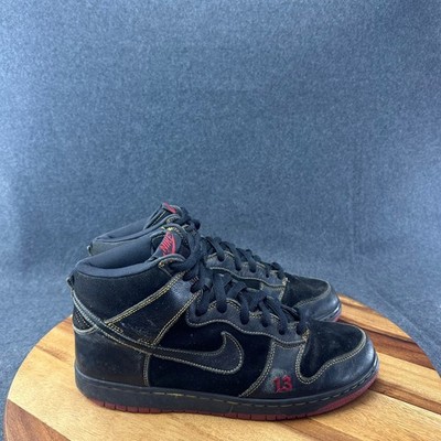 Nike Dunk High Pro SB Unlucky Black Red Yellow 305050-001 Mens Size 11 2004
