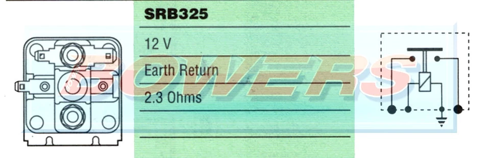 GENUINE LUCAS SRB325 76766 4ST 12V STARTER SOLENOID CLASSIC CAR TRIUMPH MINI - Image 2 of 2