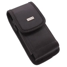 Rugged Case Belt Clip Holster Canvas Cover Pouch Carry for Cell Phones