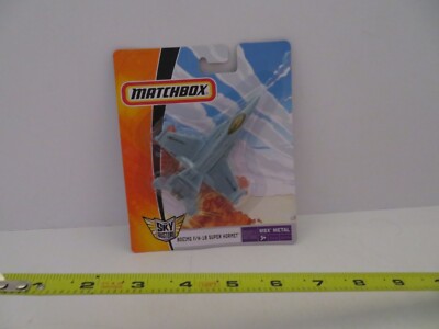 Matchbox Sky Busters Boeing F/A-18 Super Hornet SB-76 Blue 2007 MOC