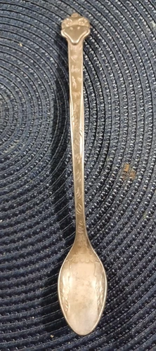 Reed & Barton Sterling Baby Spoon Duck Figure Very Rare