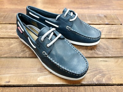 blue deck shoes womens