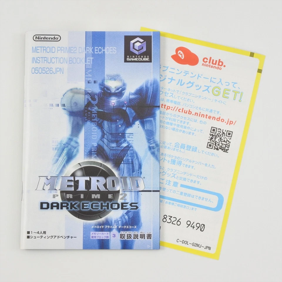 METROID PRIME 2 Dark Echoes Gamecube Nintendo For JP System 2826 gc - Image 4 of 4