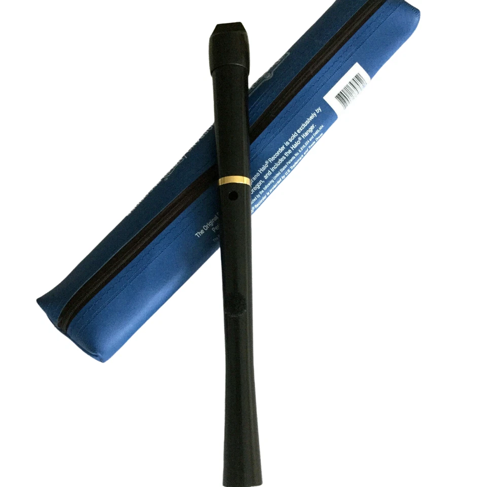 Peripole Angel Soprano Halo Recorder Model PB 6000 Baroque Fingering With Bag - Image 4 of 4