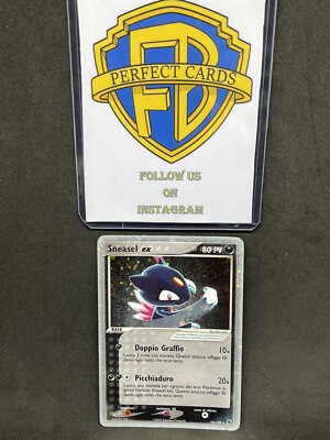 POKÉMON EX RUBIN UND SAPHIR SNEASEL EX 103/109 PL ITA