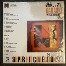 NLD SERIES ENGLISH SONGS KARAOKE Laserdisc Volume 21 Super Hit 28 Songs NLD-21 