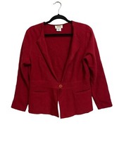 Talbots Wool Blazer Sweater Size M