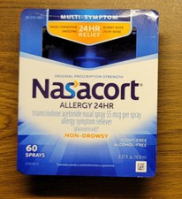 Nasacort Allergy 24HR Nasal Spray 60 Sprays 37 OZ Exp 03/27