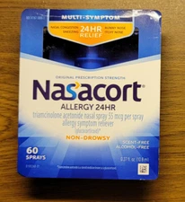Nasacort Allergy 24HR Nasal Spray 60 Sprays 37 OZ Exp 03/27