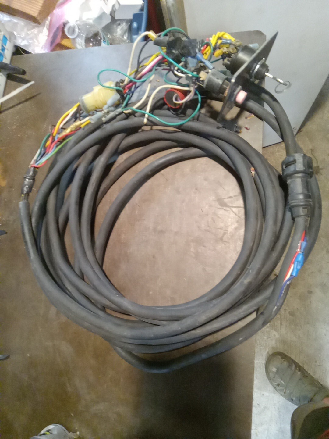 Wiring Harness Yamaha Outboard 25ft With Key Switch eBay