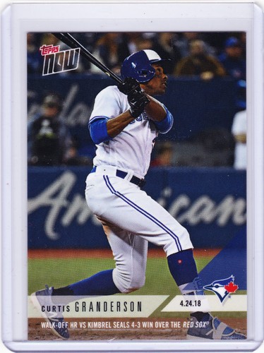 2018 Topps Now 123 Curtis Granderson