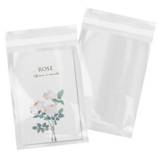 1000 Pack 5"x7" Cellophane Bags Self Adhesive Clear Poly Cello Cards Bakery