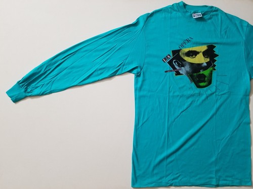 LA OPERA 1990 XL T-SHIRT XTRA LARGE LANGARM NOS VINTAGE TÜRKIS ART POP PRINT - Bild 12 von 24