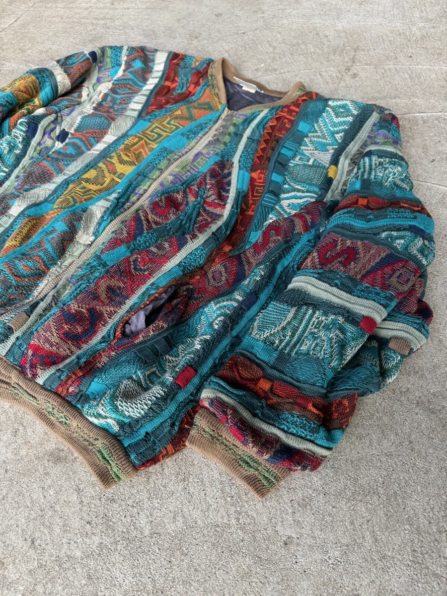 Coogi Australia カラフルカーディガン XL Coogi Australia カラフルカーディガン XL