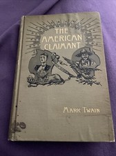 The American Claimant By Mark Twain 1892 HC 1st Ed Antique