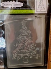 Darice Embossing Folder Christmas Tree 1218-45 Christmas Cards, Tags..
