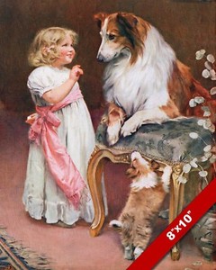 collie dog paintings