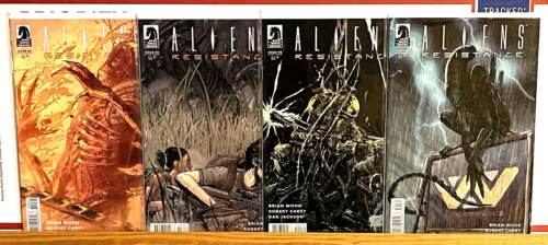 ALIENS: RESISTANCE #1-4 FULL RUN/SET (Dark Horse 2019) BRIAN WOOD NICE COPIES!