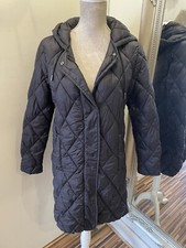 Part Two Quilted 3/4 Hooded Coat New