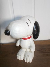 Rare ancienne tirelire Snoopy Peanuts vintage UFS 14cm 