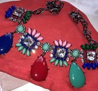 Amrita  Singh  Flower  statement necklace, vintage. — photo 3