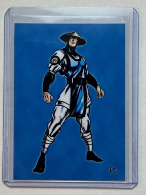 Raiden Limited Edition Artist Signed ''Mortal Kombat'' Trading Card 1/10